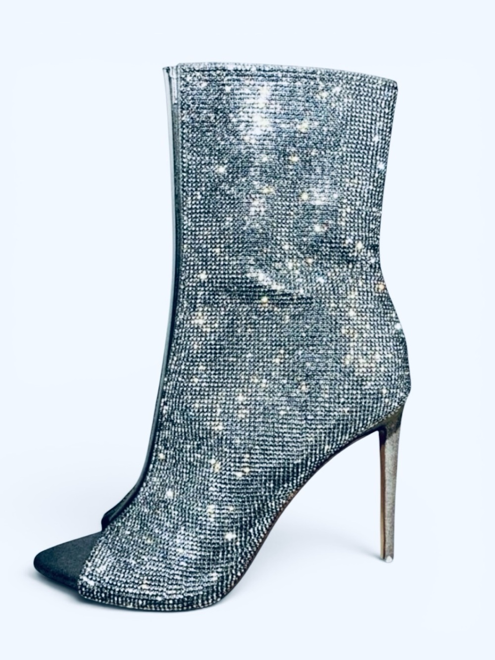 Steve Madden Rhinestone Stiletto Booties
